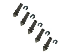 5 - Small Trencher, Auger, Rotating Rock Bits, 14mm(0.55"Ø) Shank w/ C-Clip