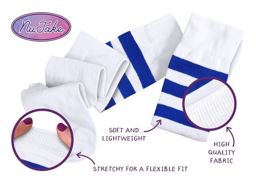 Over The Knee Thigh High 118 - 118 Referee Socks Cotton Rich Sox Girls UK 4-5.5 - Picture 32 of 76