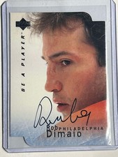 1995-96 Upper Deck Be A Player Autographs #S105 Rob Dimaio - Philadelphia Flyers
