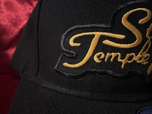 STONE TEMPLE PILOTS Sombrero SnapBack de ala ancha! Logo de banda bordado negro - Imagen 3 de 6