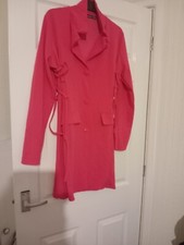 Boohoo coral shirt dress 18 (more like 16).
