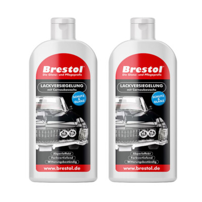 LACKVERSIEGELUNG 2x 500 ml SET Politur Carnaubawachs Wachspolitur Bootslack