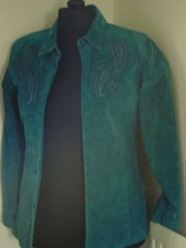 Beth Terrell Suede Leather Washable Jacket Reduced Again