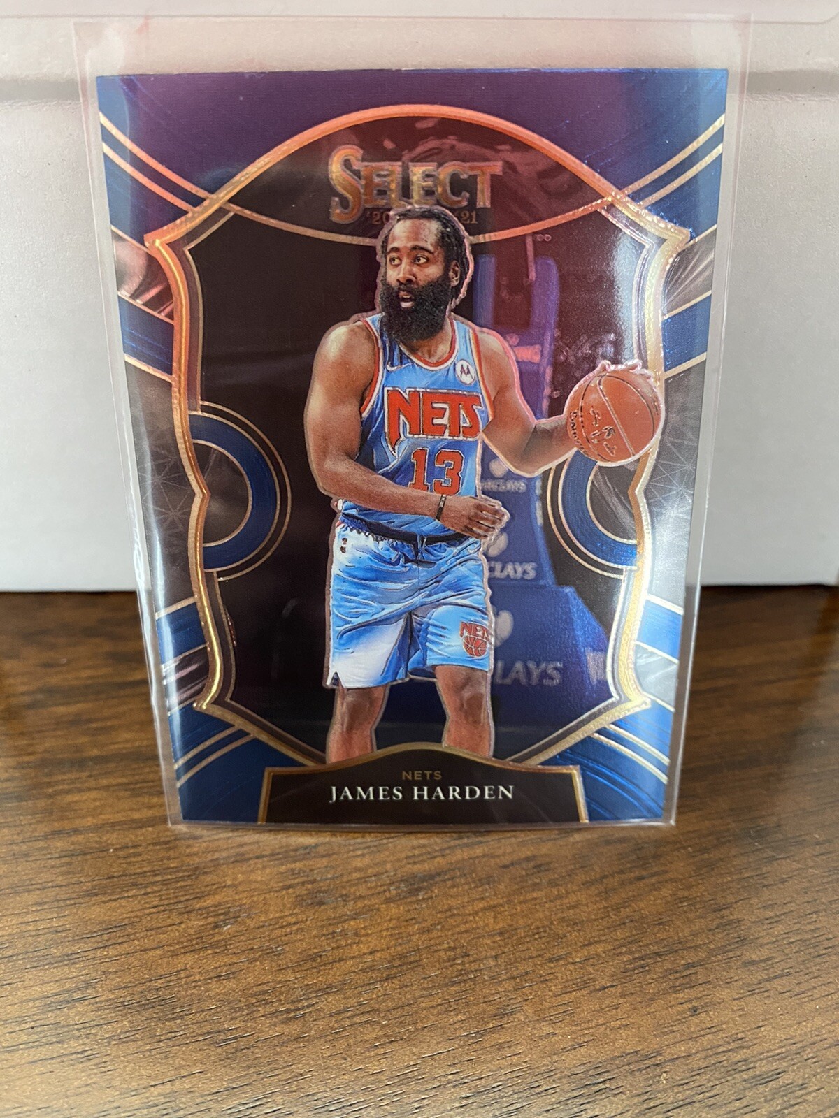 2020-21 Panini Select Retail Blue Base Concourse James Harden Card #12 Nets