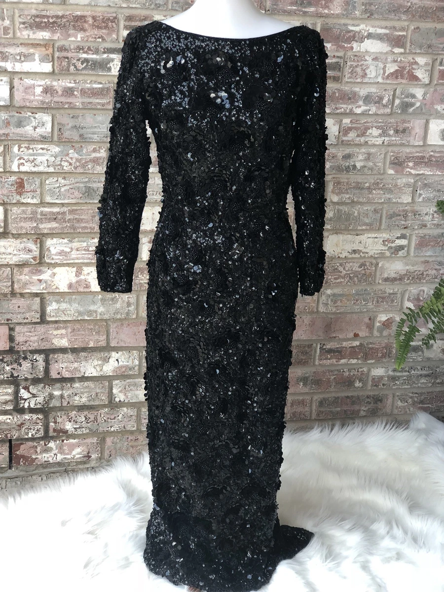 Classic black 2025 evening gown
