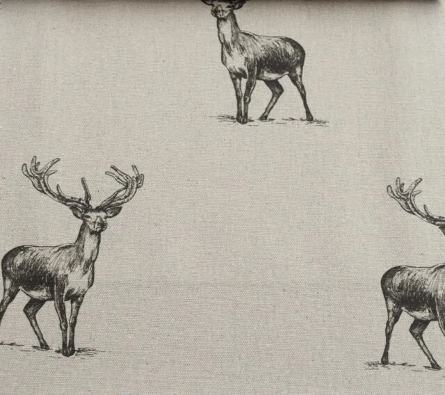 Linen Black Craft Fabrics