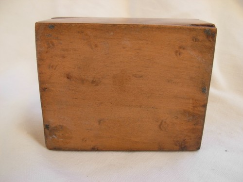 ANTIQUE FRENCH WOOD,MARQUETRY BRASS POCKET WATCH CASE,NAPOLEON III PERIOD. - Picture 9 of 12
