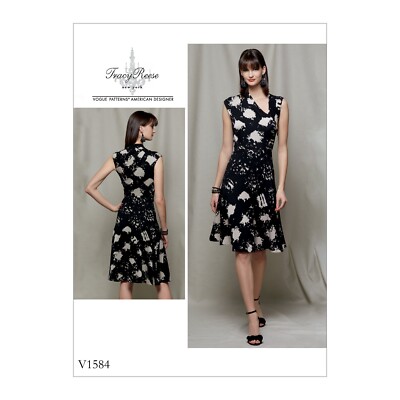 out-of-print: VOGUE Schnittmuster, Tracy Reese, V1584, Sommerkleid, Gr. 14 - 22