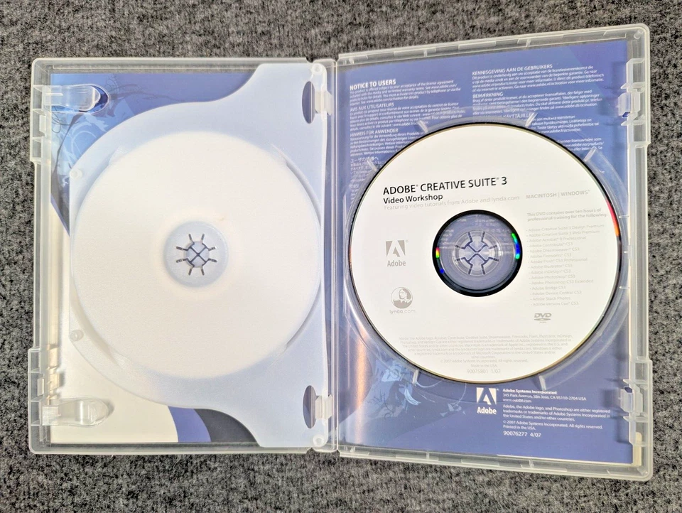 Adobe Photoshop CS3 For Macintosh With Serial Number Key - EUC - Image 3 of 3