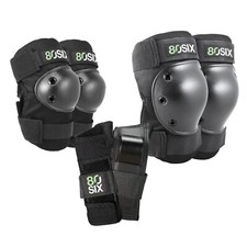 80Six Kids Knee Pads Elbow Pad Wrist Guard Set Sports Safety Protective Gear