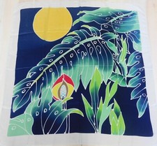 VINTAGE WOMEN'S 100 PURE SILK SILK SILK SOIE SCARF 1220 86cm x 86cm