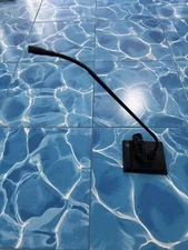 Audio Technica AT857 Lecturn Mic w/power module and Atlas Sound DS-2 Desk Stand