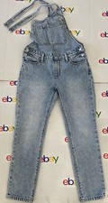 OLD NAVY GIRL  s OVERALLS LIGHT WASH STRAIGHT LEG SIZE:L 10-12