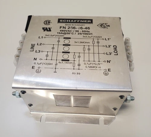 Schaffner FN256-16-46 Power Line Filter