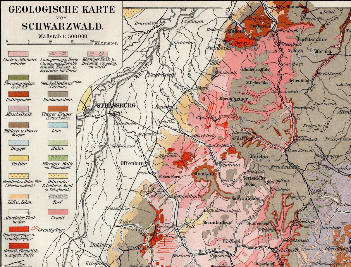 black forest germany on map