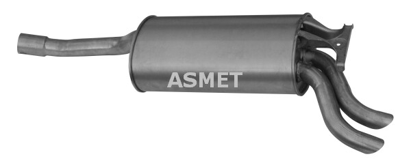 Asmet EndschalldäMpfer SchalldäMpfer FüR Mercedes-Benz Coupe Saloon 01.050-image