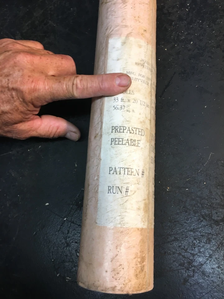 Rollo de papel de pared vintage años 60/70 rosa floral 33 pies x 20 Foto 3 de 4