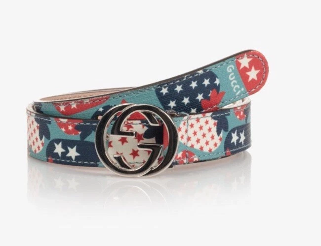 Ceinture GUCCI fille 2/4 ans enfant accessoires fraise ? imprimé bébé fille