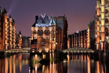 LEINWAND BILD ER HAMBURG HAFEN