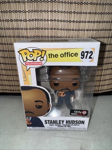 Funko POP! Stanley Hudson with Pretzel #972 The Office GameStop Vinyl Figure