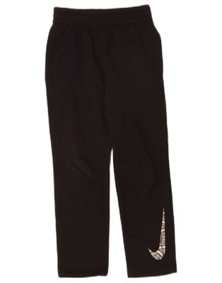 Nike Jungen Therma-Fit Grafik Trainingshose 8-9 Jahre Small schwarz CZ07
