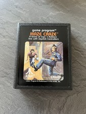 Atari 2600 Spiel -- MAZE CRAZE (Picture Label...