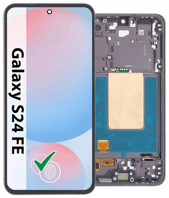 FULL OLED Display Für Samsung S24 FE S721 Bildschirm LCD + Rahmen