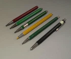 6 Vintage Mechanical Short Pencil Pencils CZECH BOHEMIA VERSATIL 5627 5328 5327