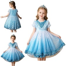 Girls Ballet Costume Princess Cosplay Tutu Dress Performance Skirted Pageant