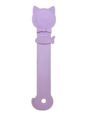 Cat Feeding Spoon Wet Food Spatula Lick Treat Kitten Purple Pet Supplies