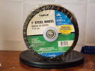 Arnold 7  X 1.50  Steel Wheel 1/2  Hub Rating 55 Lbs. 490-321-0001 Ball Bearing