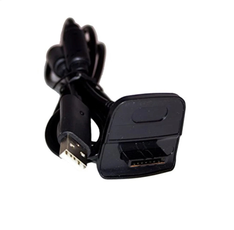 Xbox 360 Controller Play And Charge Cable Replacement Black By Mars Brand New 9Z - Image 3 of 3