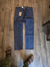 Denim cimosa giapponese LEE 101 Rider anni 70 Lht. Nuovo Con Etichette. 36w 34L.