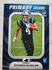 2025 Donruss Optic TETAIROA MCMILLAN #7 RC Rookie Primary Colors Insert Panthers