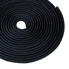 25 FT 8 AWG GA Full Gauge Battery Power Cable Ground Wire Frost Black OFC Copper