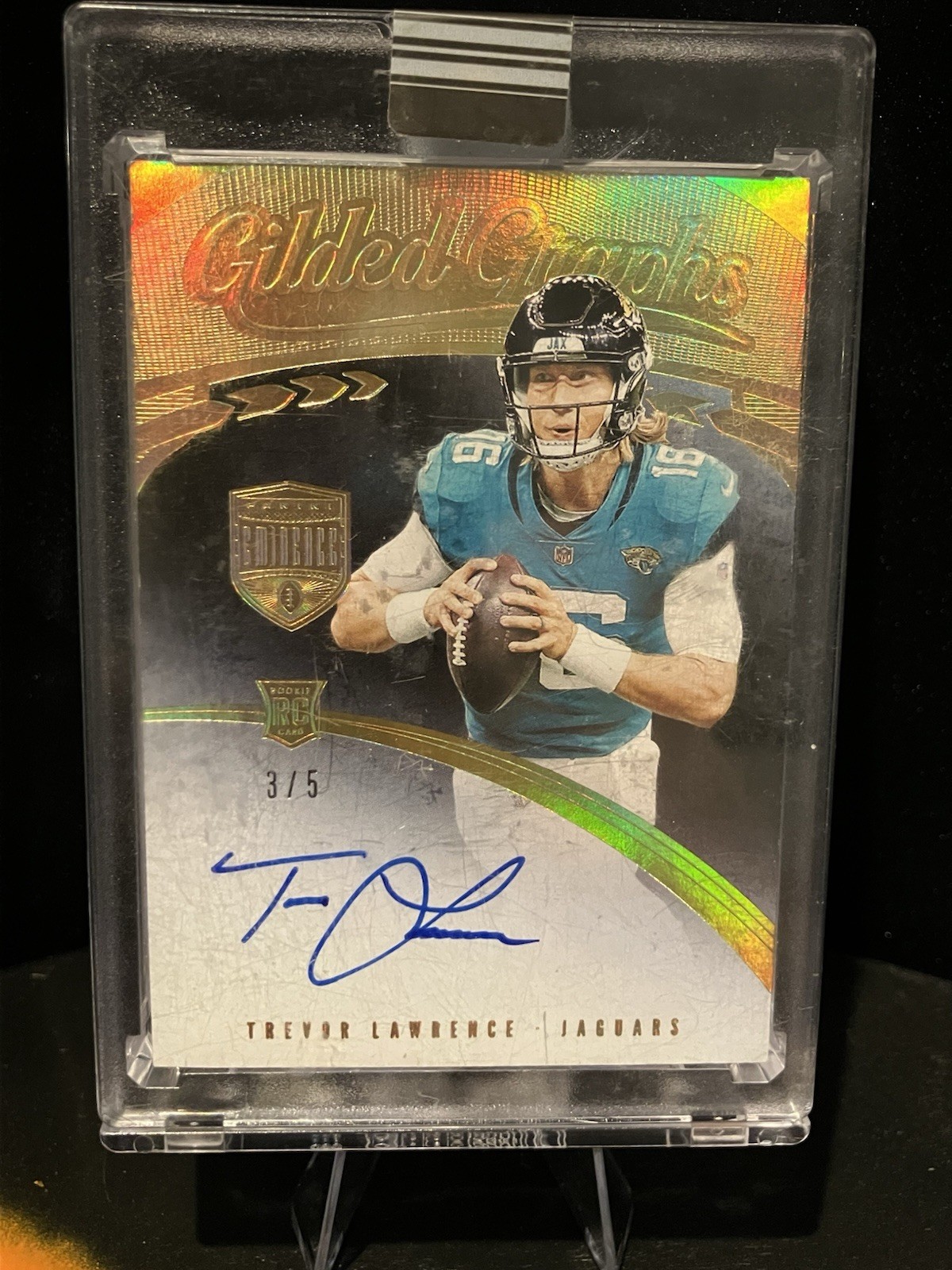 Trevor Lawrence Panini Eminence Gilded Graphs #GGTL Base