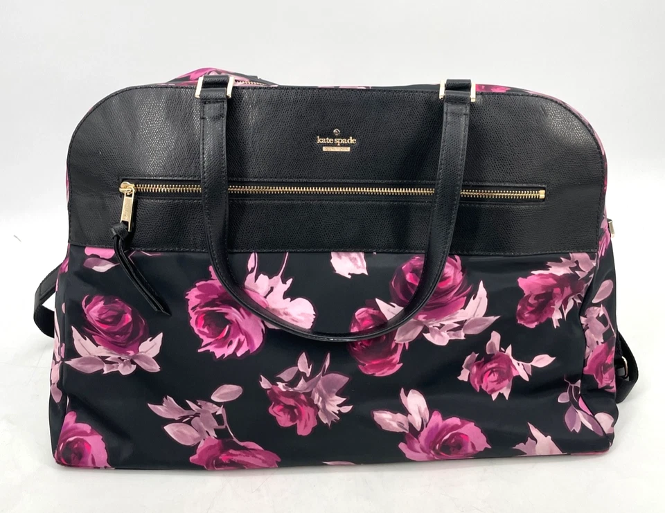 Kate Spade New York 女士大号 Smith Street Zanna Weekender 包花卉行李箱 — 第 2/4 张图片