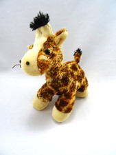 Aurora Gigi Giraffe Plush Beanbag Mini Stuffed Animal 8" Floppy Flopsie Soft Toy