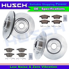 Full Brake Kit: Ceramic Pads & Coated Rotors for 2013 - 2016 FORD ESCAPE