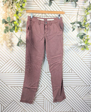 Pilcro and the Letterpress Cranberry Red Hyphen" Straight Leg Pants Size 26
