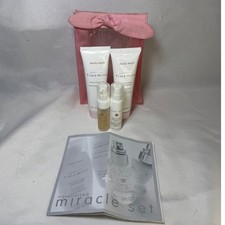 Mary Kay TimeWise Miracle Set Travel Size 4 Piece Skincare Kit with Pink Pouch