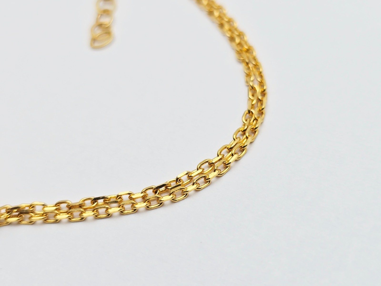 Unique 21K Solid Yellow Gold Interlocking Circles… - image 11