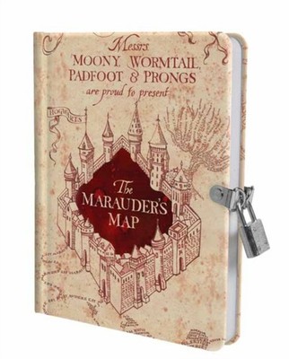 HARRY POTTER MARAUDERS MAP LOCK DIARY by INSIGHT EDITIONS Non-book item Business