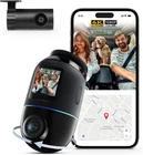 70mai Car Dashcam Front Rear 4K Omni, 4K+1080P Dash Cam 360° Rotation