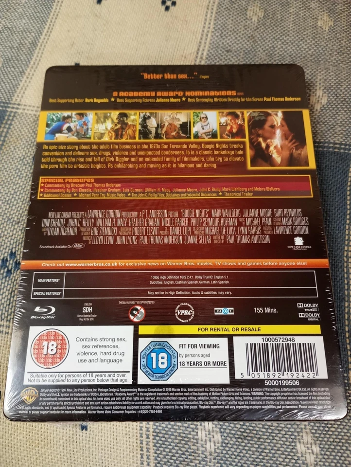Boogie Nights Blu-Ray Steelbook UK Zavvi Exclusive Region Free - Image 2 of 4
