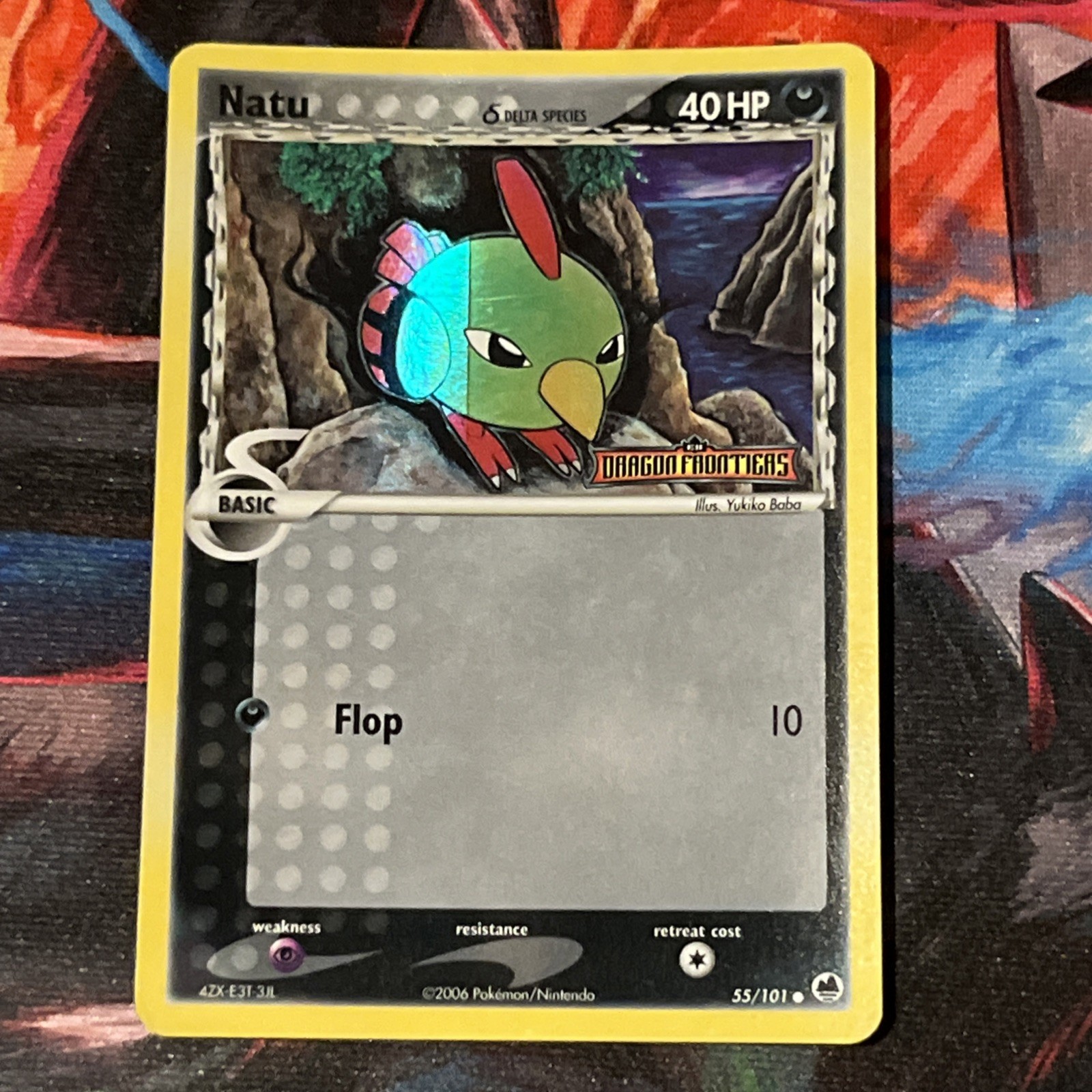 Natu Delta Species Dragon Frontiers Reverse Holo STAMPED 55/101 LP