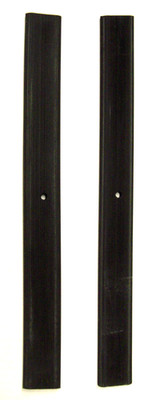 1947-87 Chevy pickup stepside tailgate chain covers black pair 