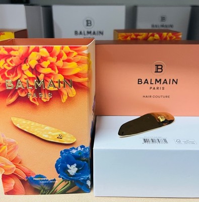 BALMAIN Hair Limited Edition Printemps Leaf Slide New Authentic Fast Shipping