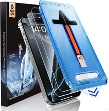 MAGIC JOHN 2 Pack iPhone 16 Pro Max 6.9 inch Glass Screen Protectors NEW SEALED