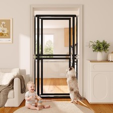 Feonase Extra Tall Cat Safety Gate for Doorway, 73.6" High, Adjustable 29.532...